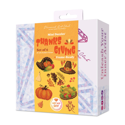 Diamond Painting Mini Dazzles™ - Autumn & Thanksgiving Bundle 4" x 6" (10.2cm x 15.2cm) / Square With 16 Colors Including 16 Fairy Dust Diamonds / 3,866