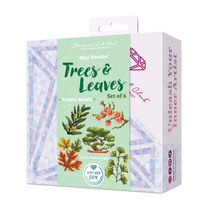 Diamond Painting Mini Dazzles™ - Trees & Leaves 4" x 6" (10.2cm x 15.2cm) / Square With 15 Colors Including 1 AB and 14 Fairy Dust Diamonds / 3,709