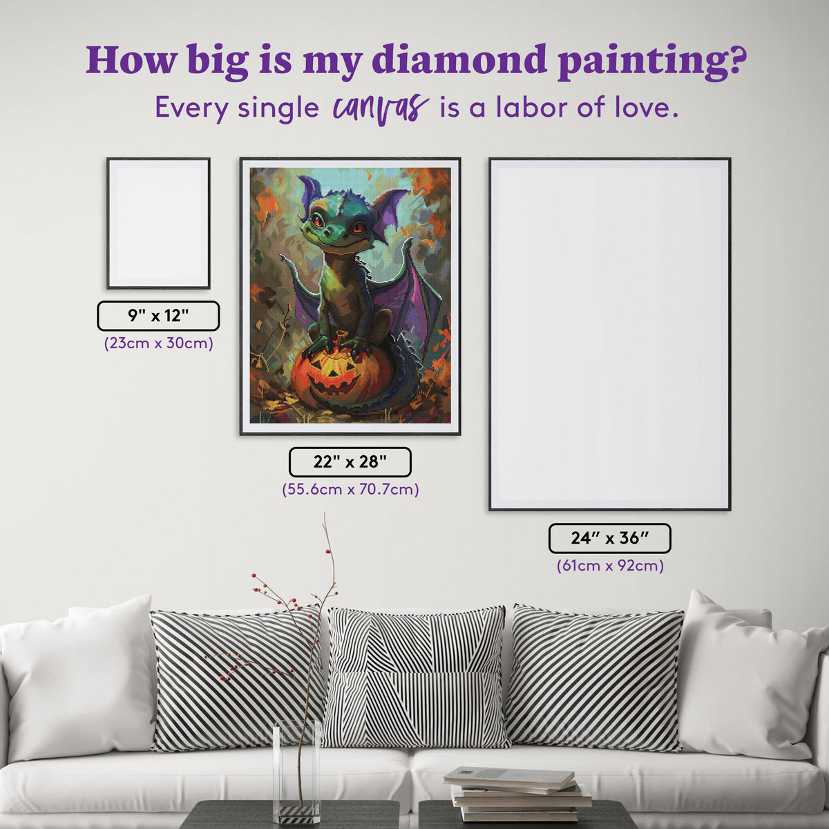 Diamond Painting Mischievous Delight 22" x 28" (55.6cm x 70.7cm) / Round with 79 Colors including 5 Fairy Dust Diamonds / 51,914