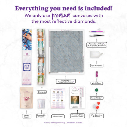 #1 DIY Diamond Art Painting Kit - Inner Garden | Diamond Painting Kit | Diamond Art Kits for Adults | Diamond Art Club
