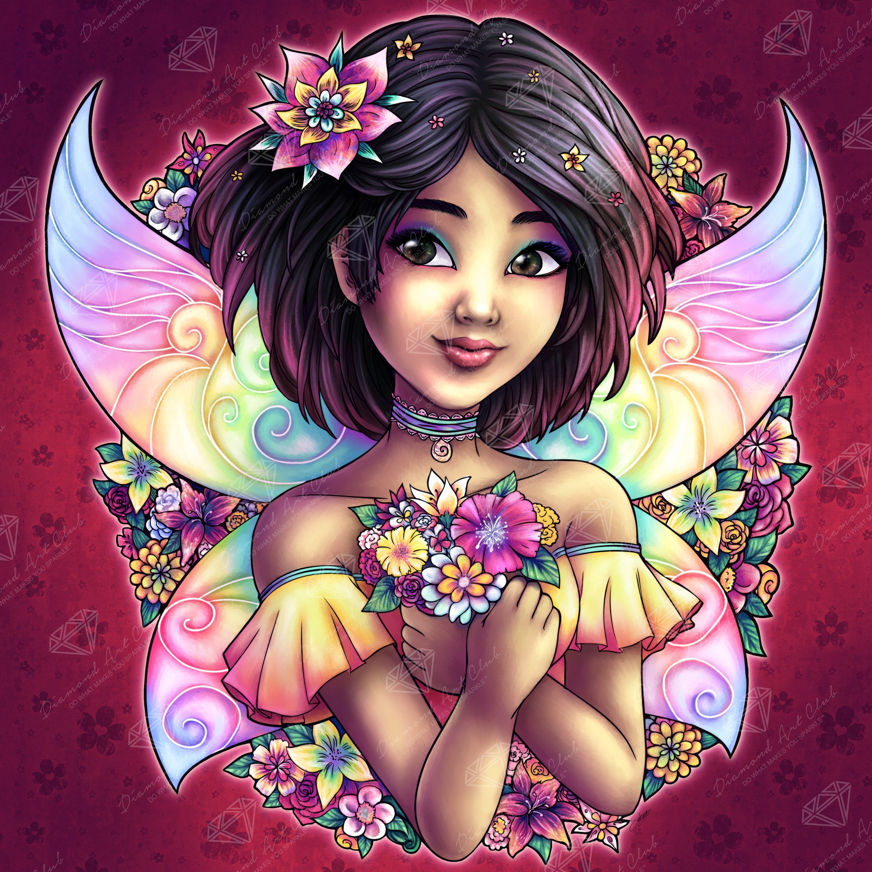 Cat & Fairy – Diamond Art Club