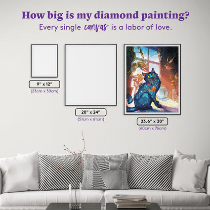 Diamond Painting Naughty Space Void 23.6" x 30" (60cm x 76cm) / Square with 59 Colors including 2 ABs and 3 Fairy Dust Diamonds / 73,505