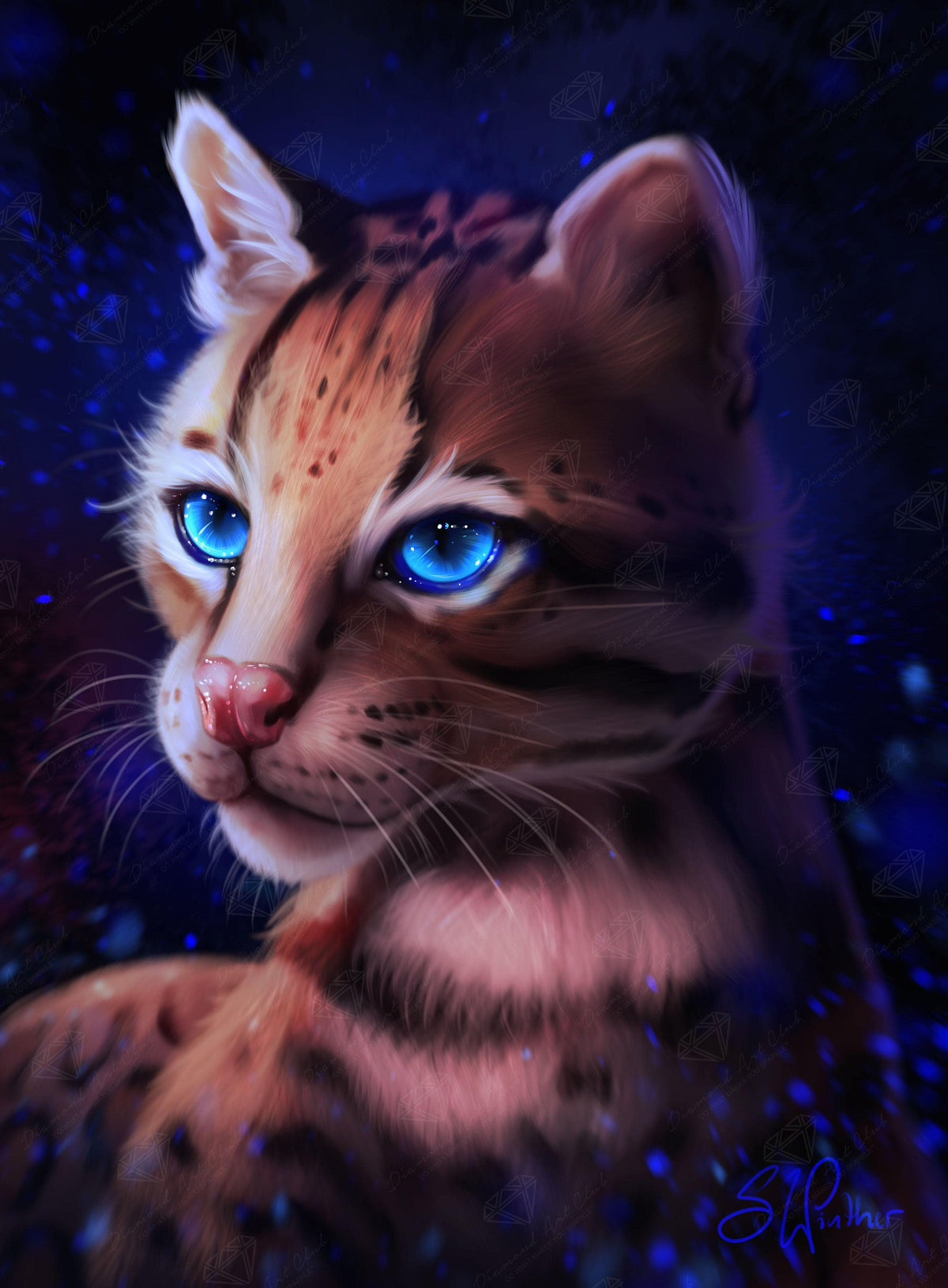 Diamond Painting Ocelot