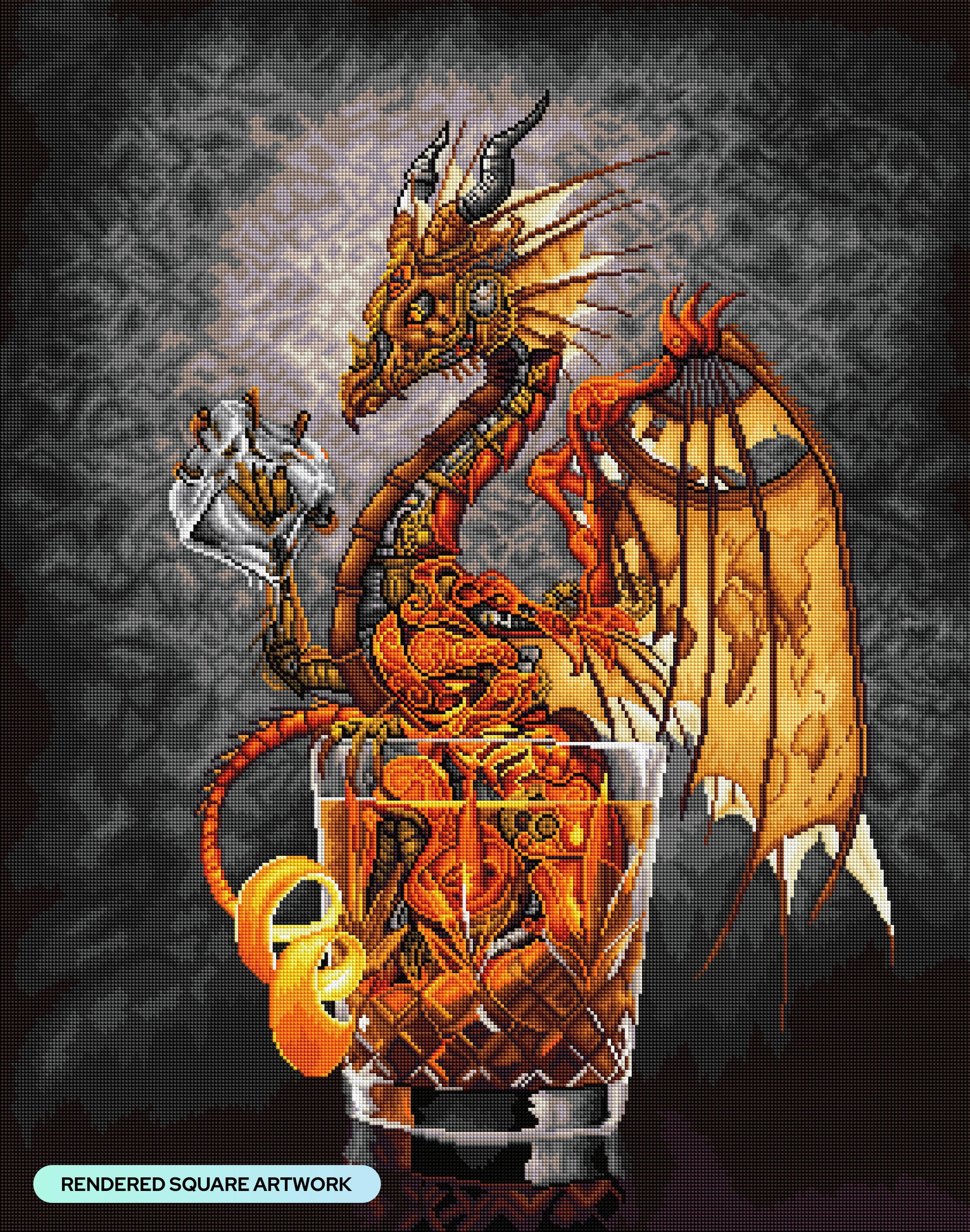 A Gathering of Dragons & Draglings – Diamond Art Club