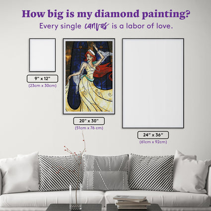 Diamond Painting Once Upon a December 20" x 30″ (51cm x 76 cm) / Round with 40 Colors Including 1 AB / 48,600