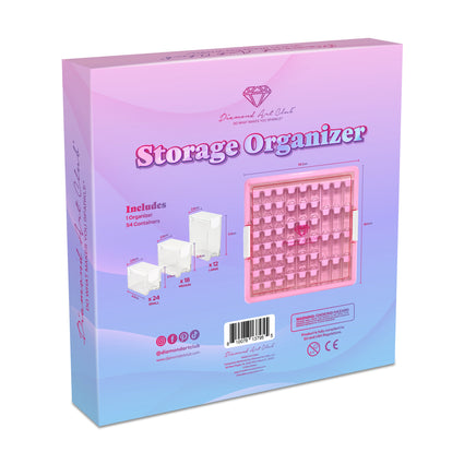 Diamond Painting Premium 54-Container Diamond Storage Organizer