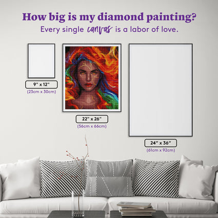 Diamond Painting Pride 22" x 26" (56cm x 66cm) / Square with 49 Colors including 6 ABs / 57,681