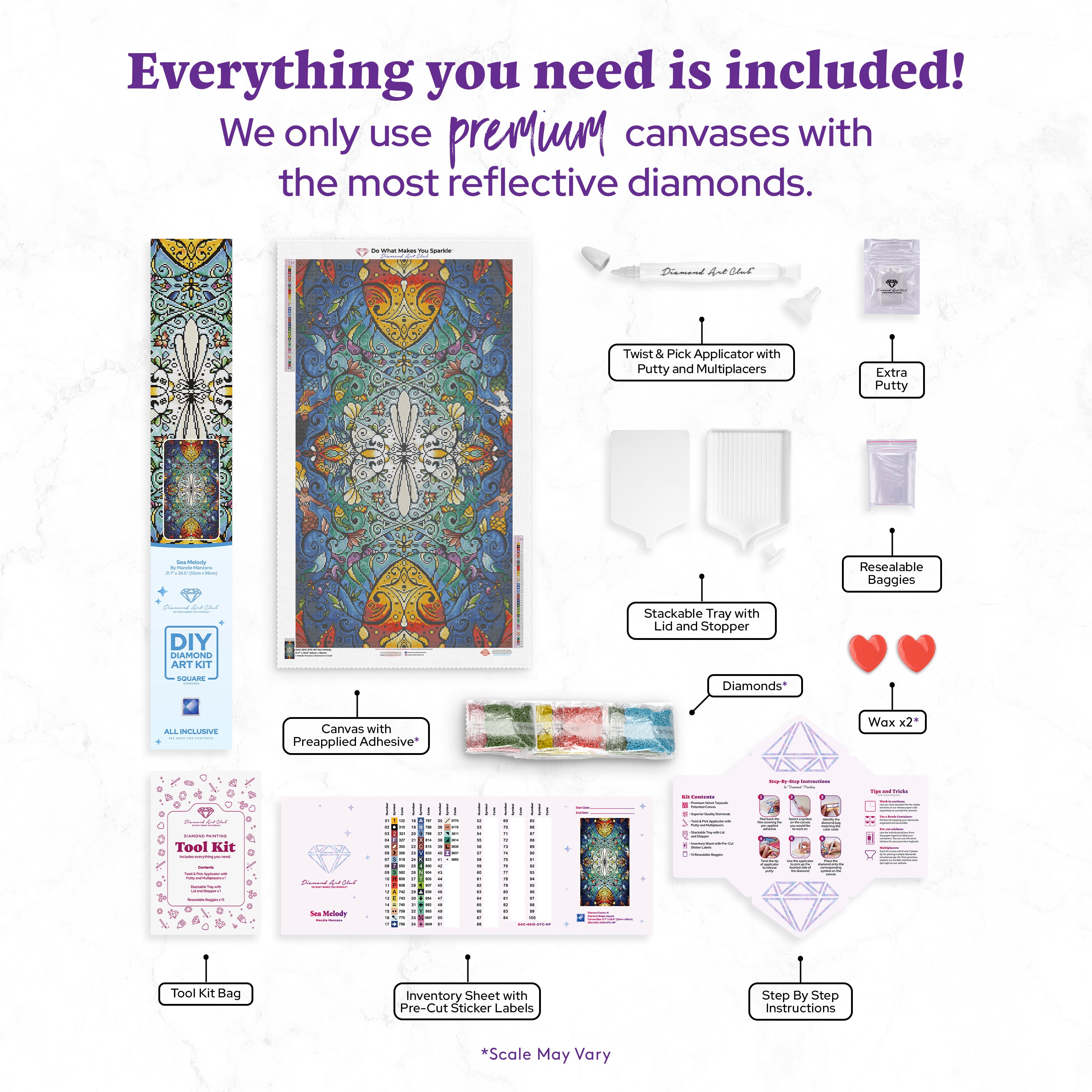 Hotsell Mermalice in the Sea of Tea Diamond Art kit by Diamond Art Club