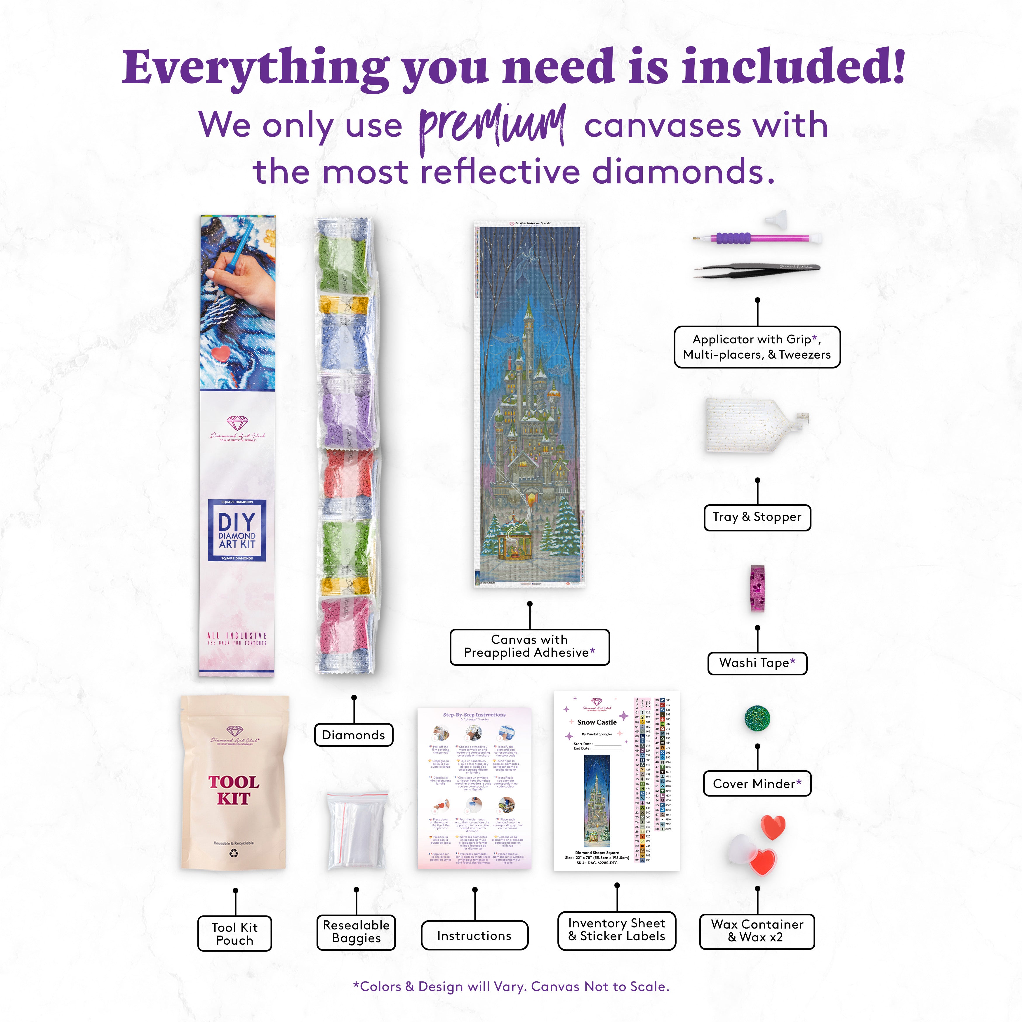 Diamond Dotz® Advanced Winter Wonderland Diamond Painting Kit