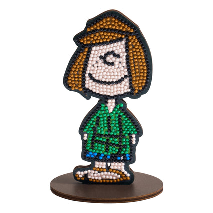 Diamond Painting Sparkle Pals™ - Peppermint Patty 5.7" x 2.6" (14.5cm x 6.7cm) / Round with 5 Colors including 3 Fairy Dust Diamonds / 726