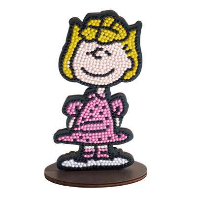 Diamond Painting Sparkle Pals™ - Sally 5.7" x 3" (14.5cm x 7.5cm) / Round with 5 Colors including 3 Fairy Dust Diamonds / 882