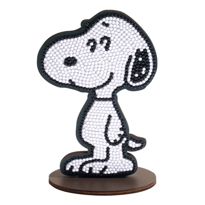 Diamond Painting Sparkle Pals™ - Snoopy 5.7" x 3.7" (14.5cm x 9.5cm) / Round with 2 Colors including 1 Fairy Dust Diamond / 961