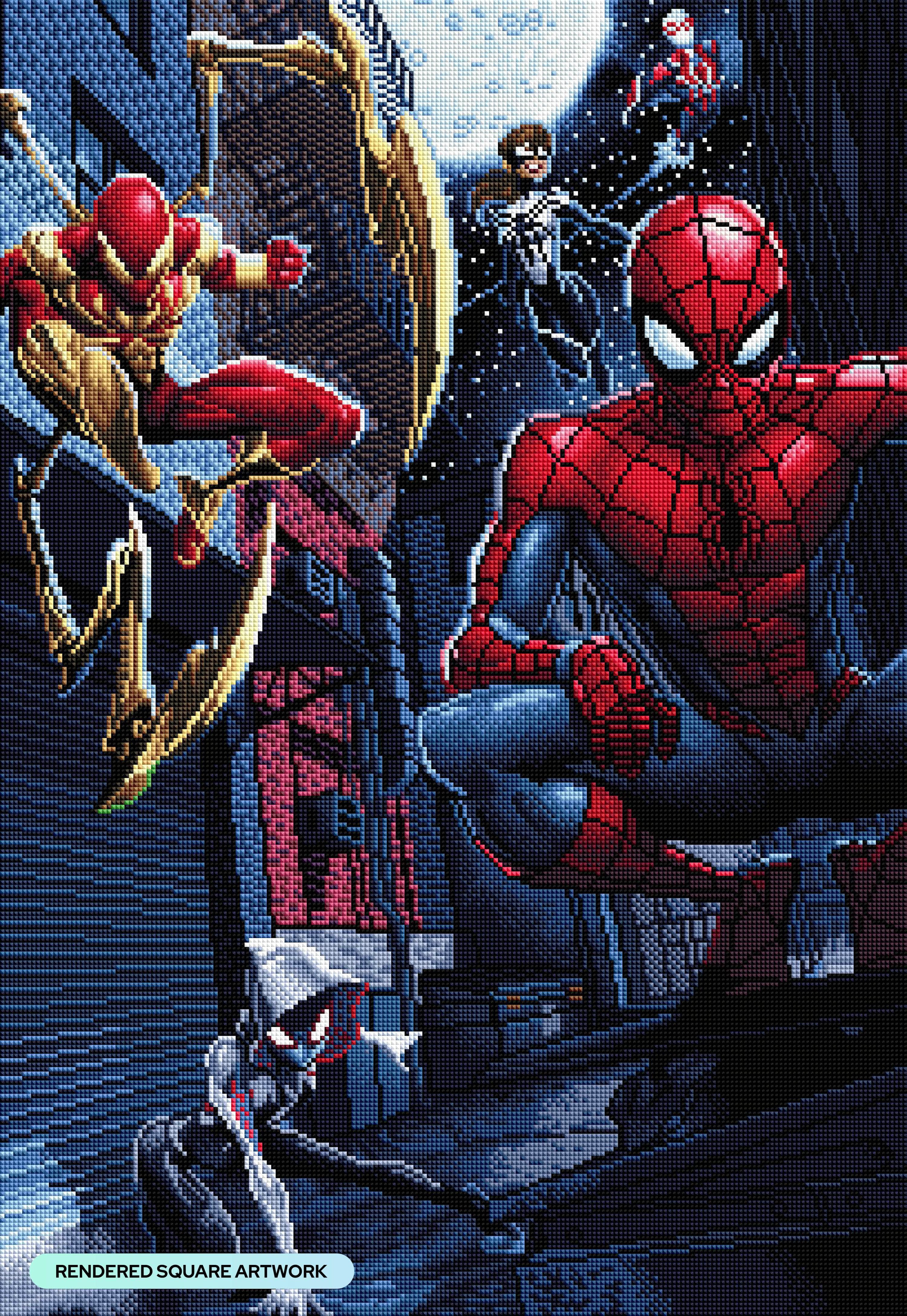 Spider Man and Friends Diamond Art Club