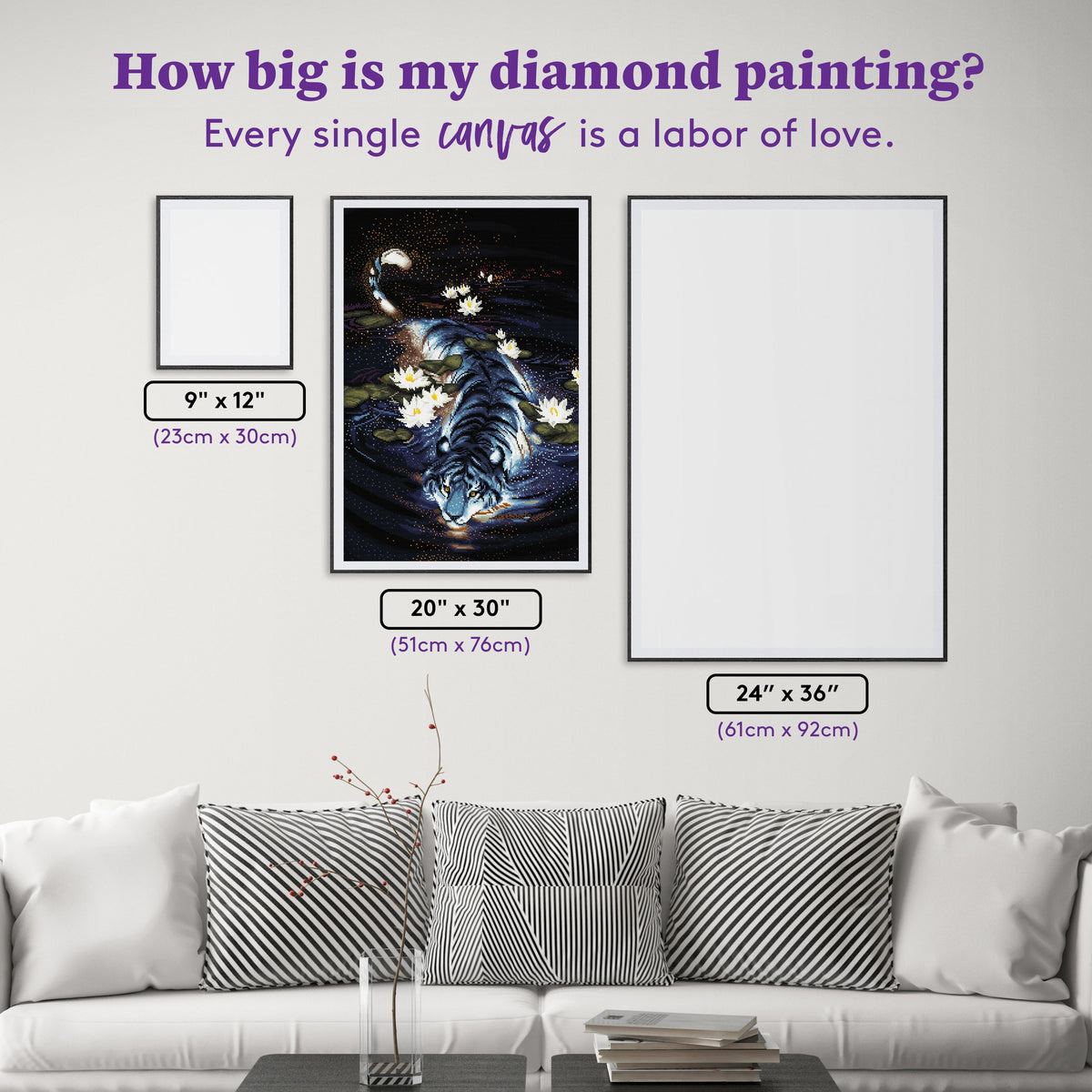 Diamond Painting Star Maker 20" x 30″ (51cm x 76cm) / Square with 33 Colors including 2 ABs / 60,702