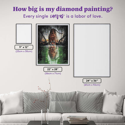 Diamond Painting The World I Used To Know 22" x 28″ (56cm x 71cm) / Round With 44 Colors Including 2 ABs / 49,895