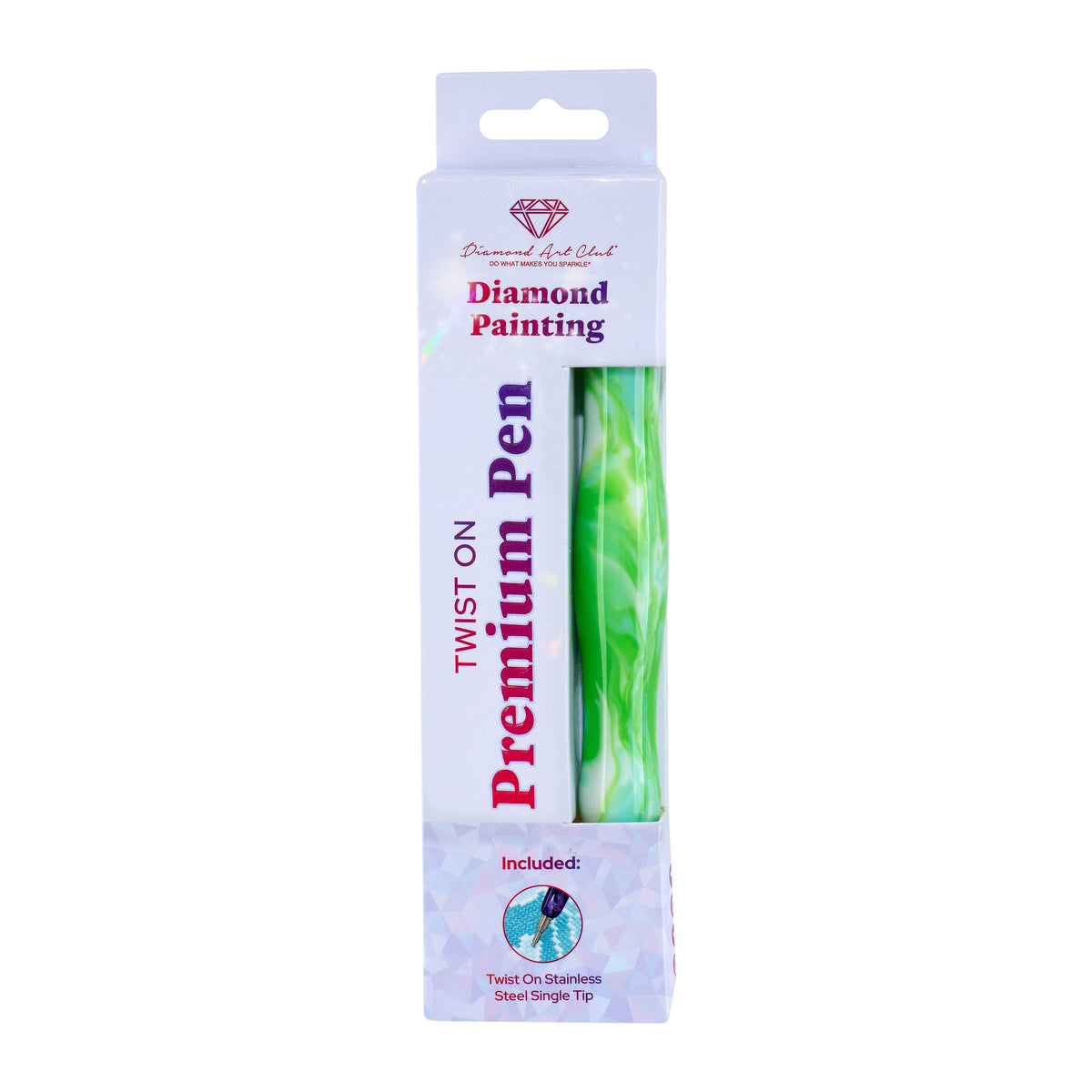 Diamond Painting Twist-On Dual-Threaded Premium Drill Pen – Seafoam Swirl