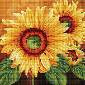 Diamond Painting We Are Sun 17" x 17" (42.6cm x 42.6cm) / Round with 25 Colors including 3 ABs / 23,104