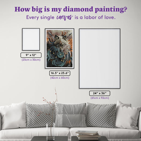 Wolf Dream Catcher Art 5D Diamond Painting -  – Five  Diamond Painting