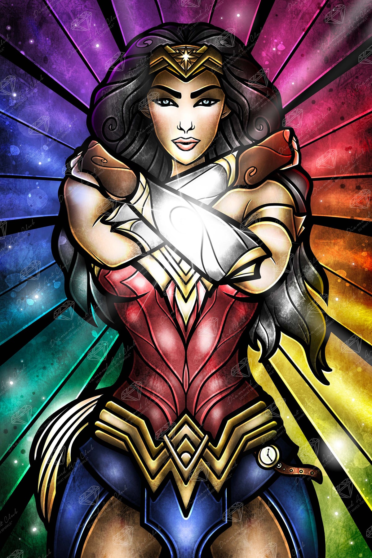 Diamond Painting Wonder Woman 1984™ 20" x 30" (51cm x 76cm) / Square With 67 Colors Including 4 ABs / 60,501