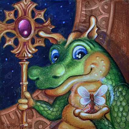 Diamond Painting Dragon 1541, Full Image - Painting