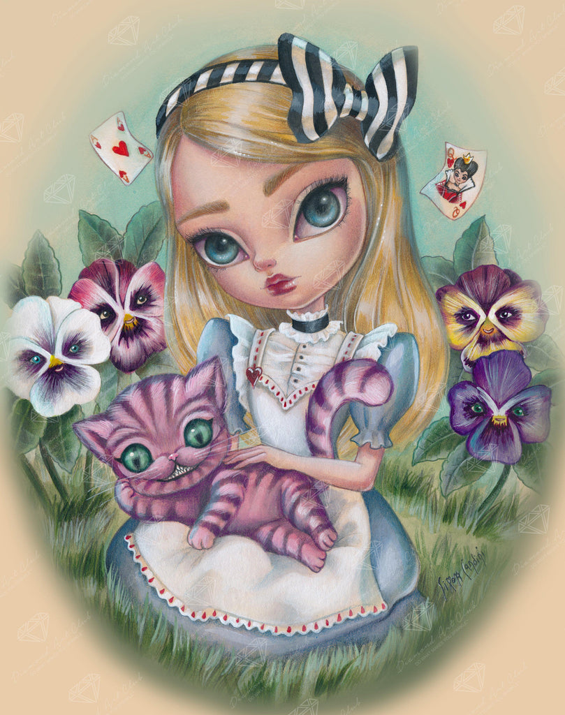 Alice Wonderland Diamond Painting - Free Returns Within 90 Days