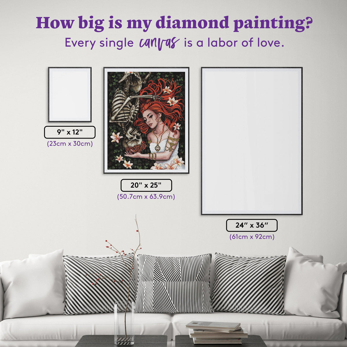 Diamond Painting Always 20" x 25" (50.7cm x 63.9cm) / Round with 46 Colors including 1 Electro Diamonds / 41,268