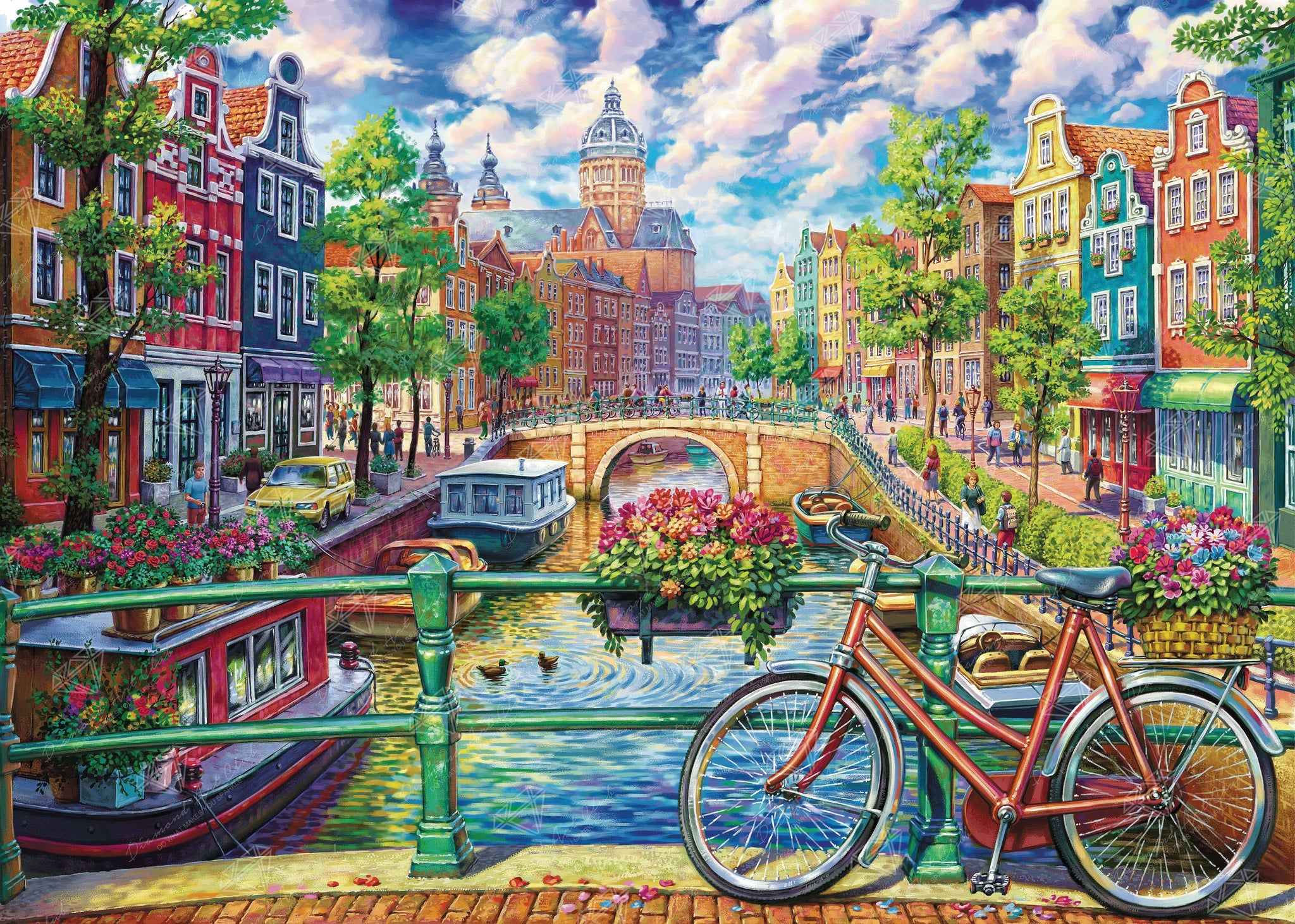kanker Geniet Op risico Amsterdam Canal – Diamond Art Club