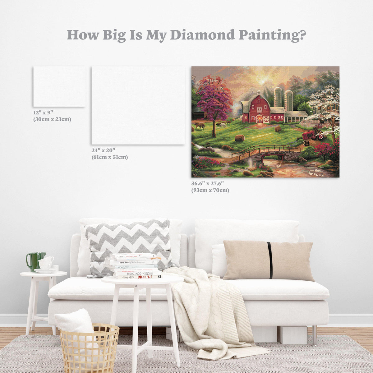 Diamond Painting Anticipation of the Day Ahead 36.6" x 27.6" (93cm x 70cm) / Square With 59 Colors Including 4 ABs