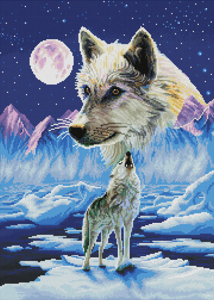 Majestic Wolf - Premium Diamond Painting Kit – Home Craftology