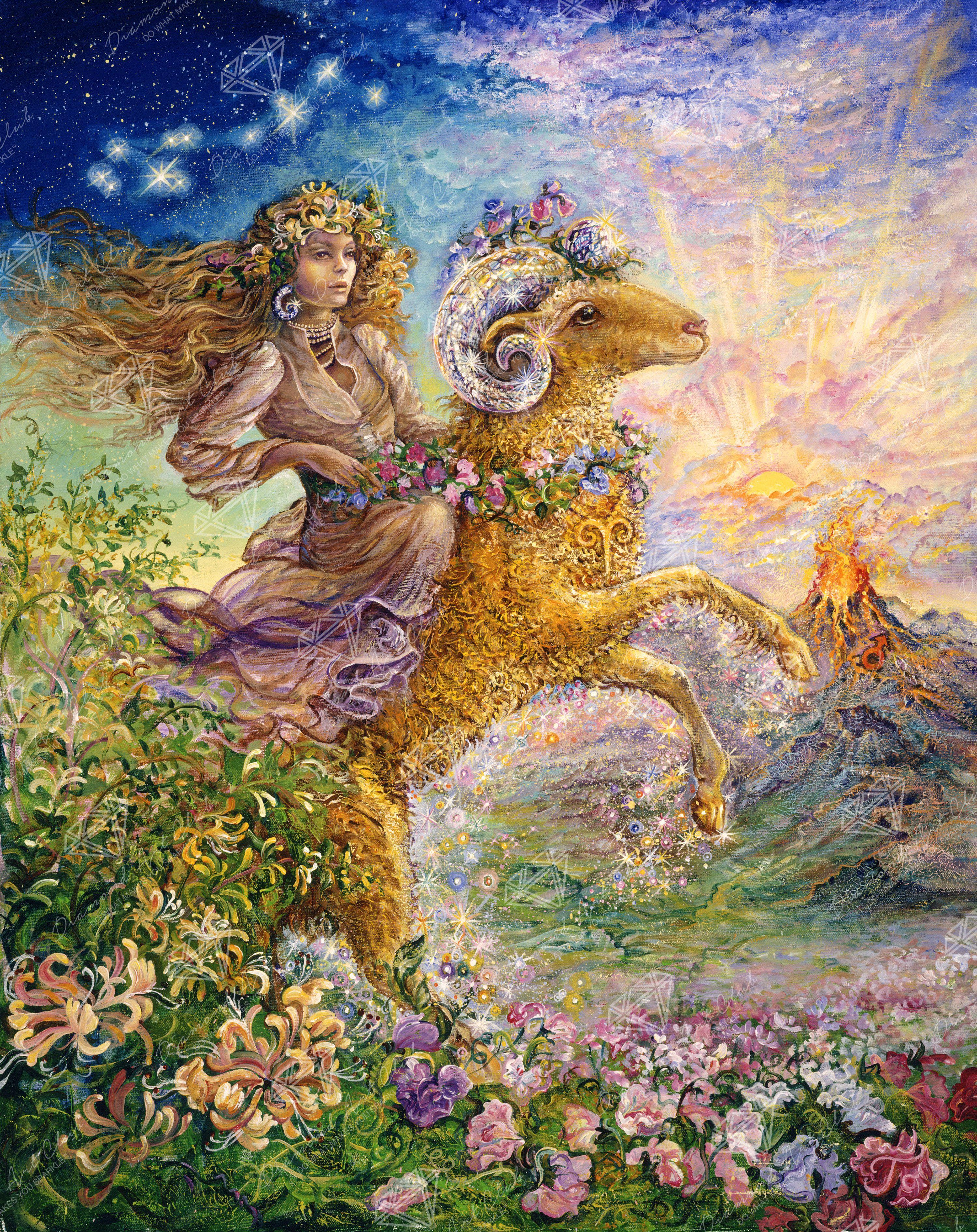 Diamond Art Club sale Aries by Josephine Wall