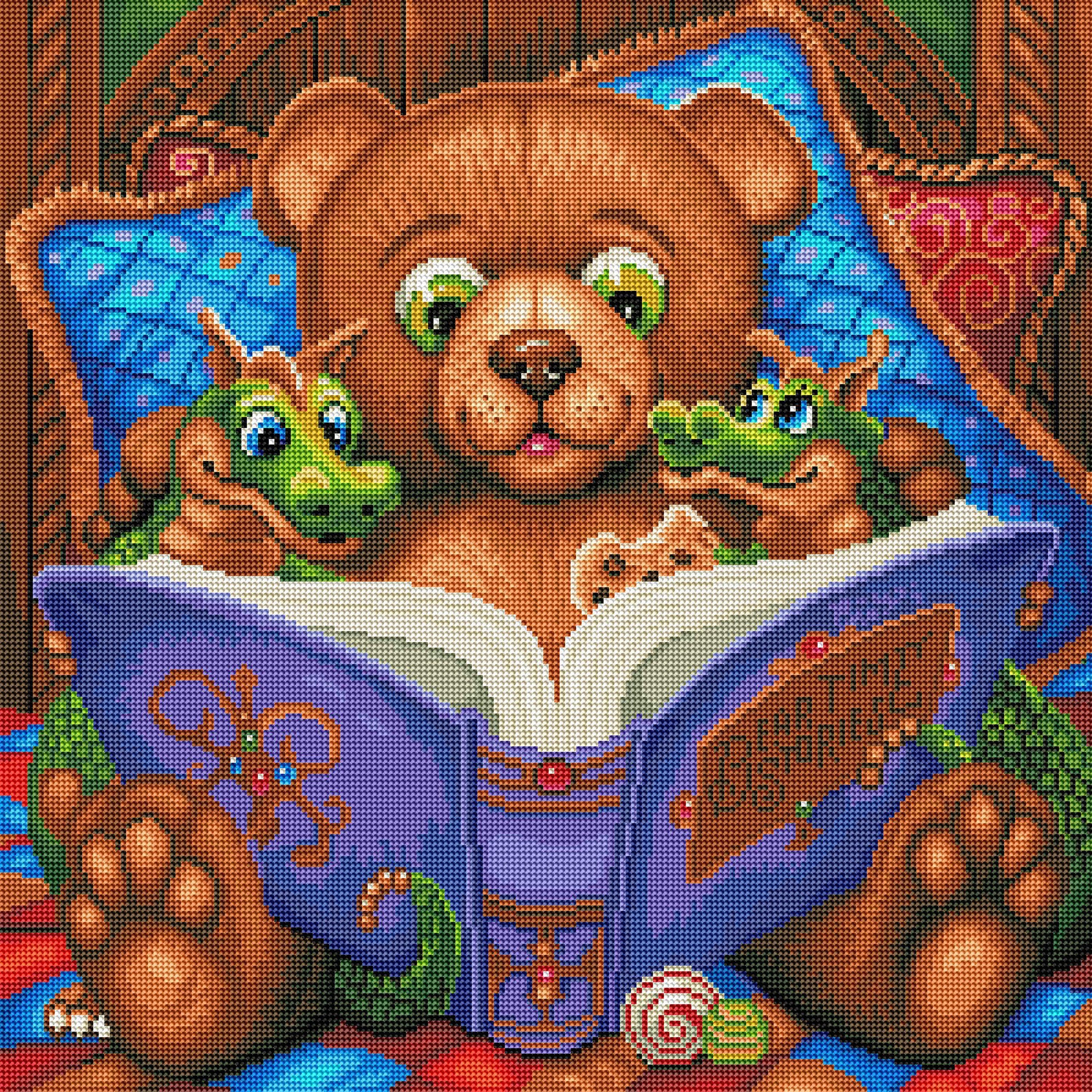 Curl Up with a Good Book – Diamond Art Club