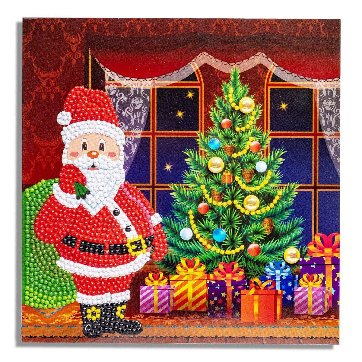 Diamond Painting By The Christmas Tree