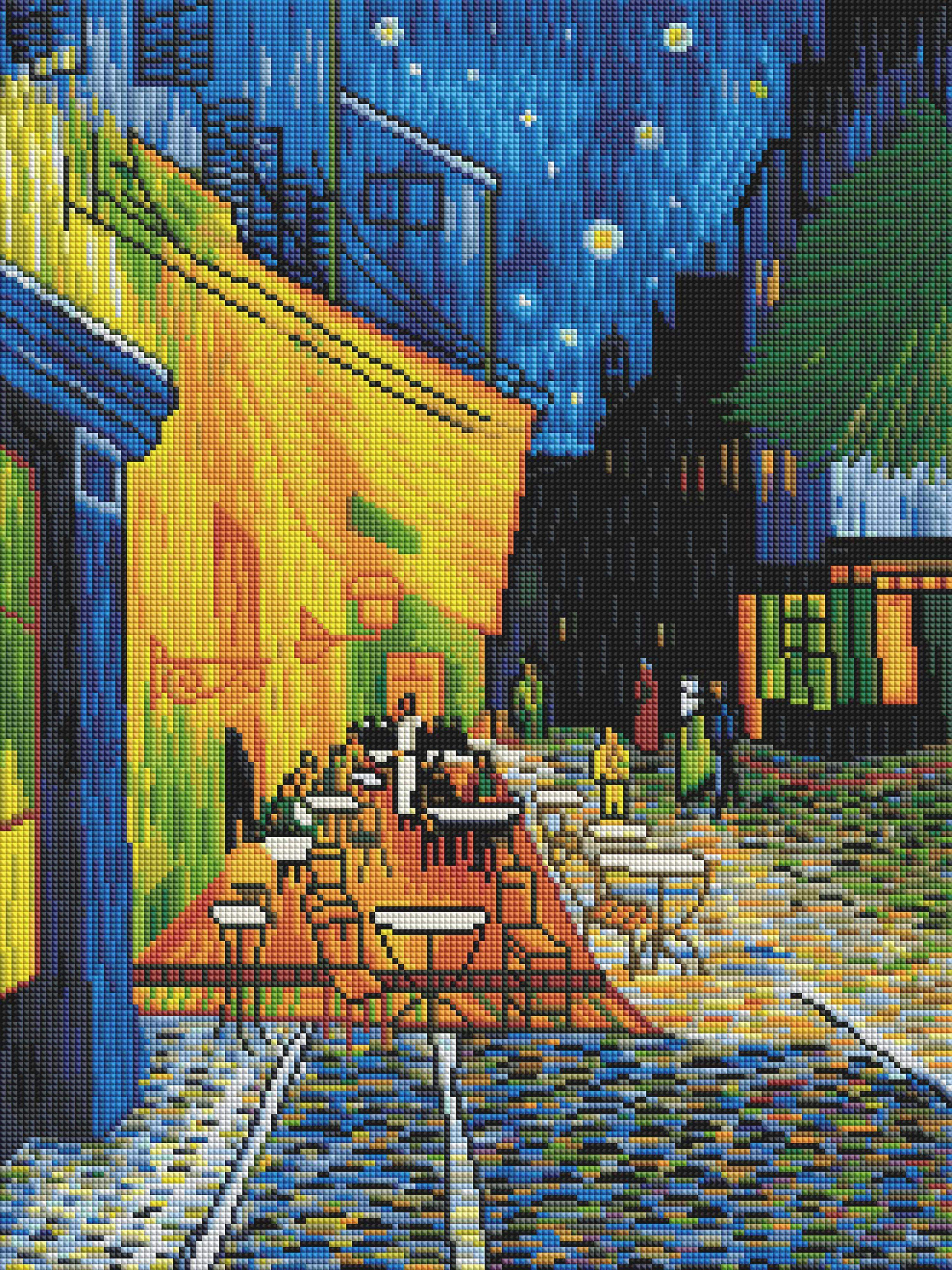 Diamond Dotz - Diamond Painting Kit - Starry Night (Van Gogh
