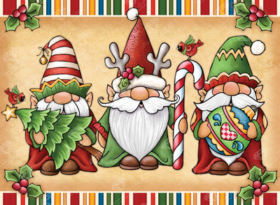 Adult Christmas Diamond Painting Kits Christmas Gnomes Plum - Temu