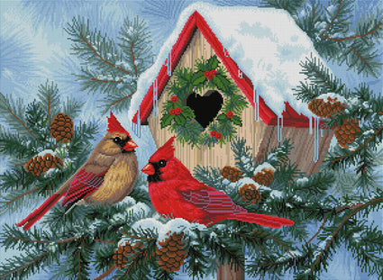 Diamond Painting Christmas Tree Pendant Santa – Jules' Diamond Art