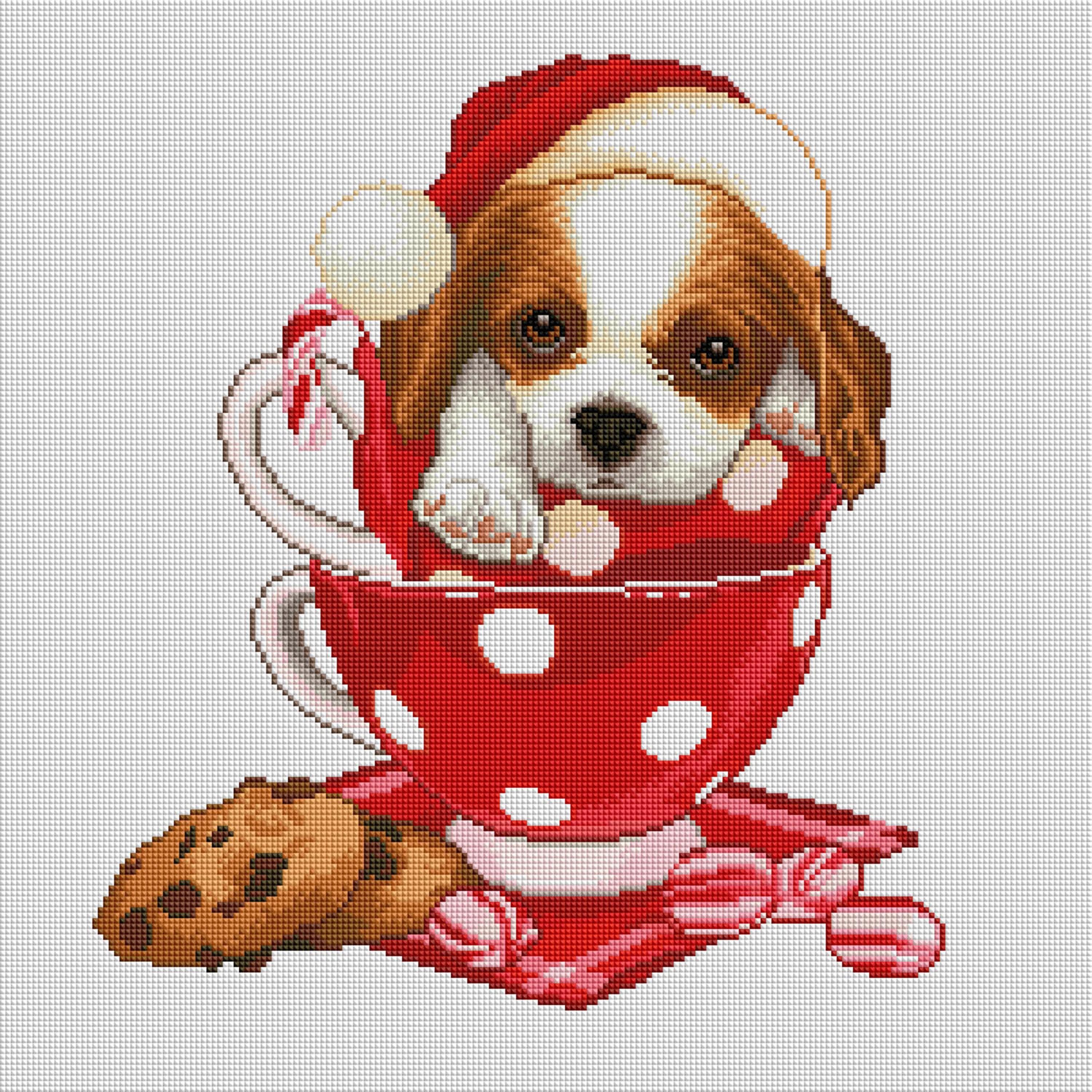 Canine Christmas Diamond Art outlet Club