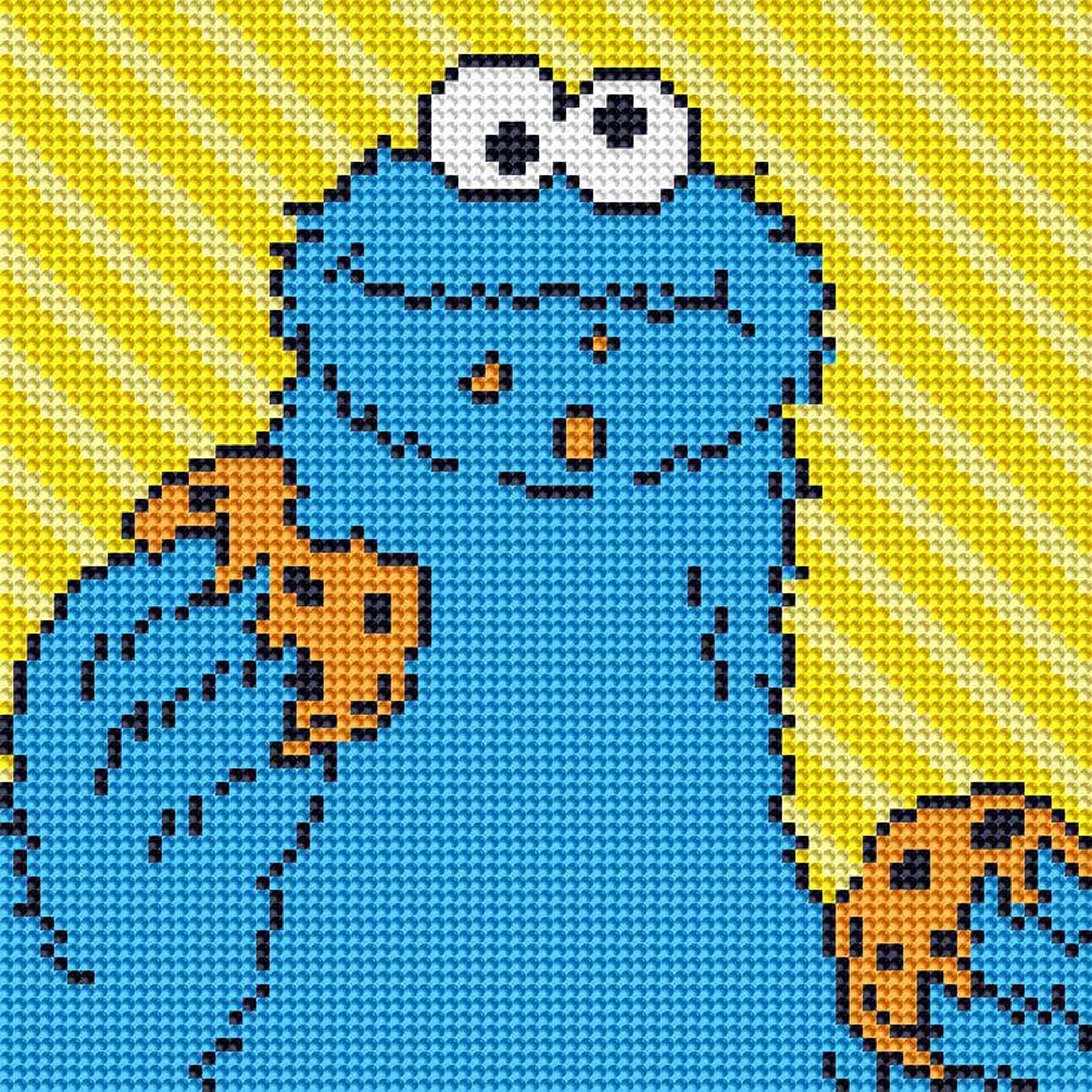 Cookie Monster™ Portrait – Diamond Art Club