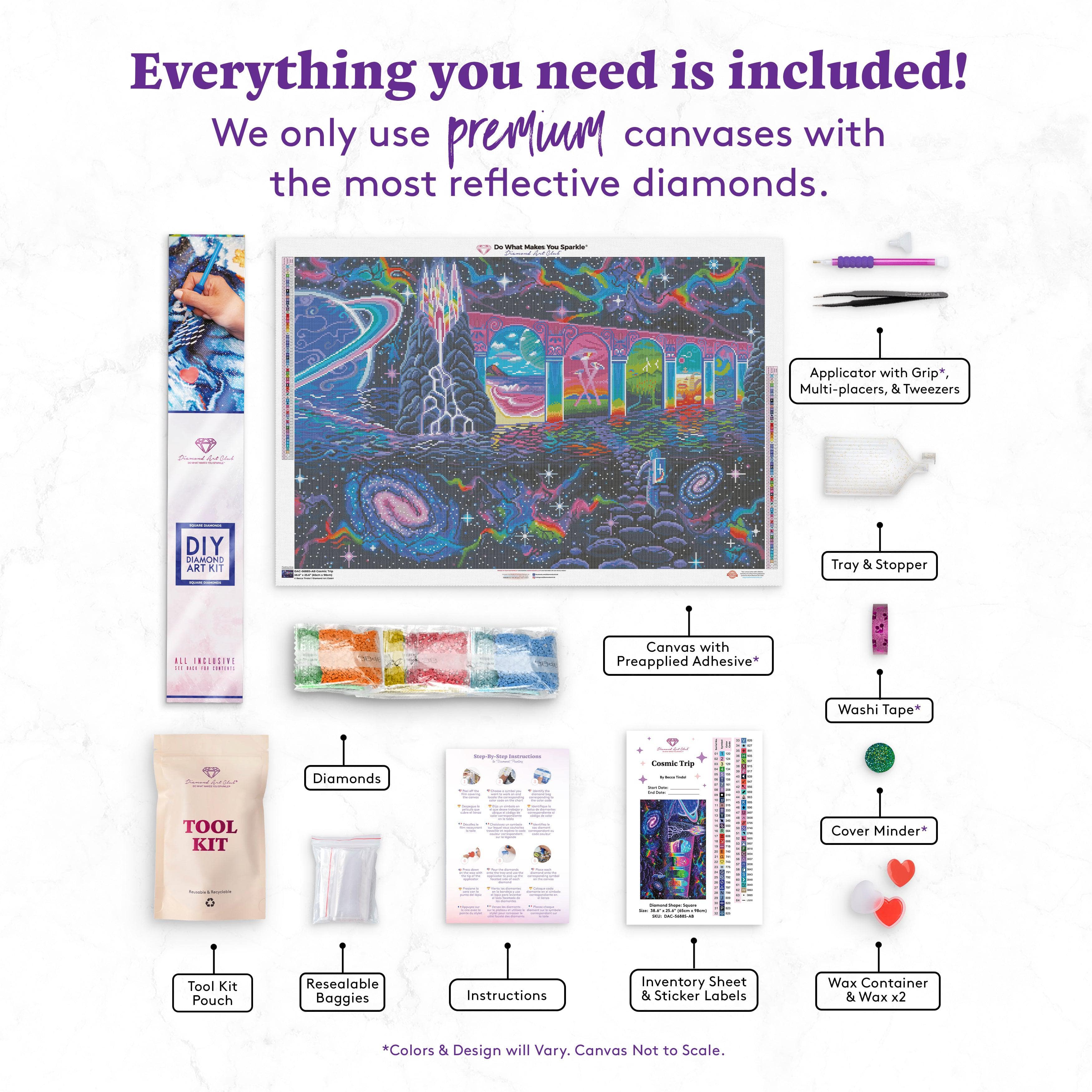 Cosmic Dreamcatcher Diamond Painting Kit at