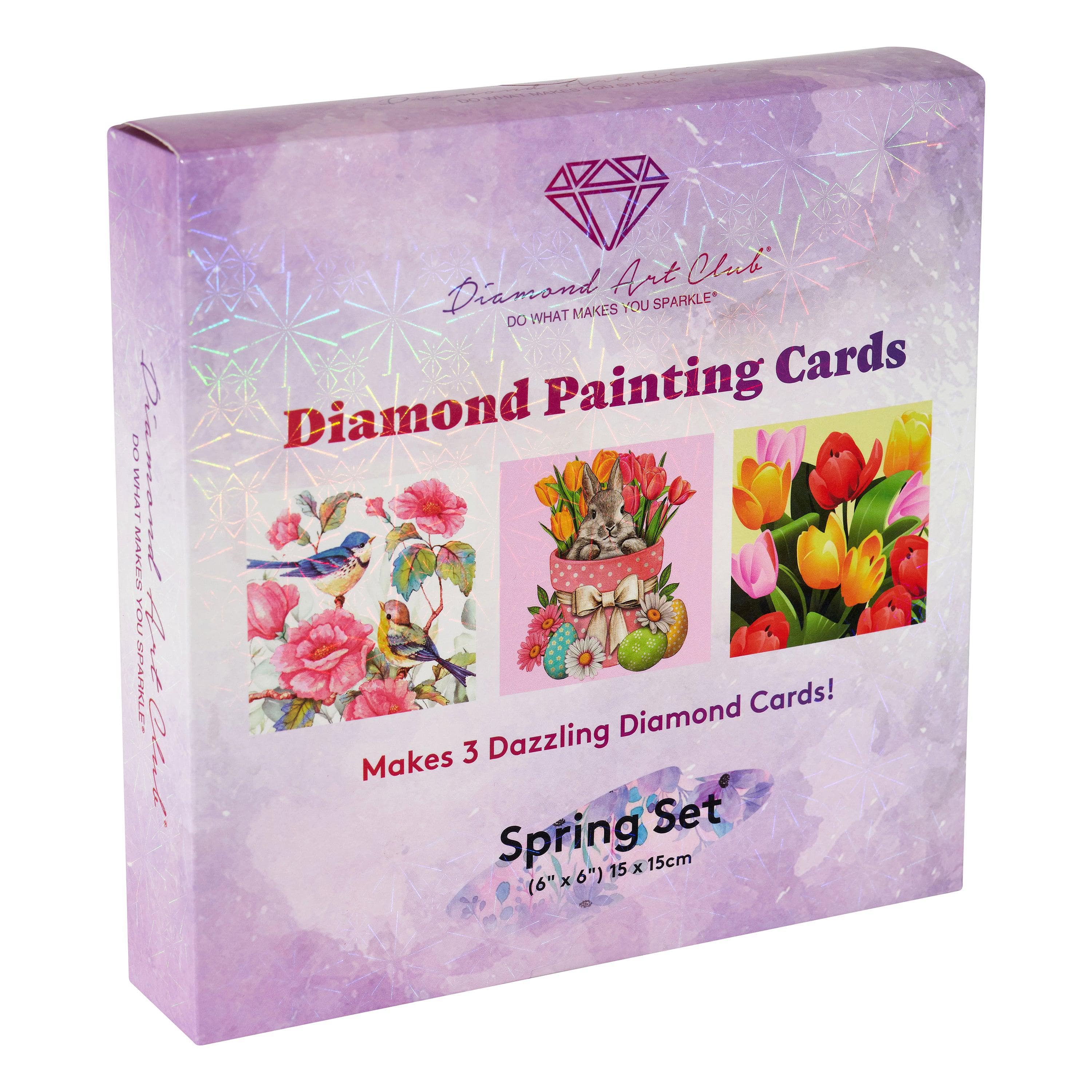 DIY Spring Cards 3 Pack Diamond Art Club