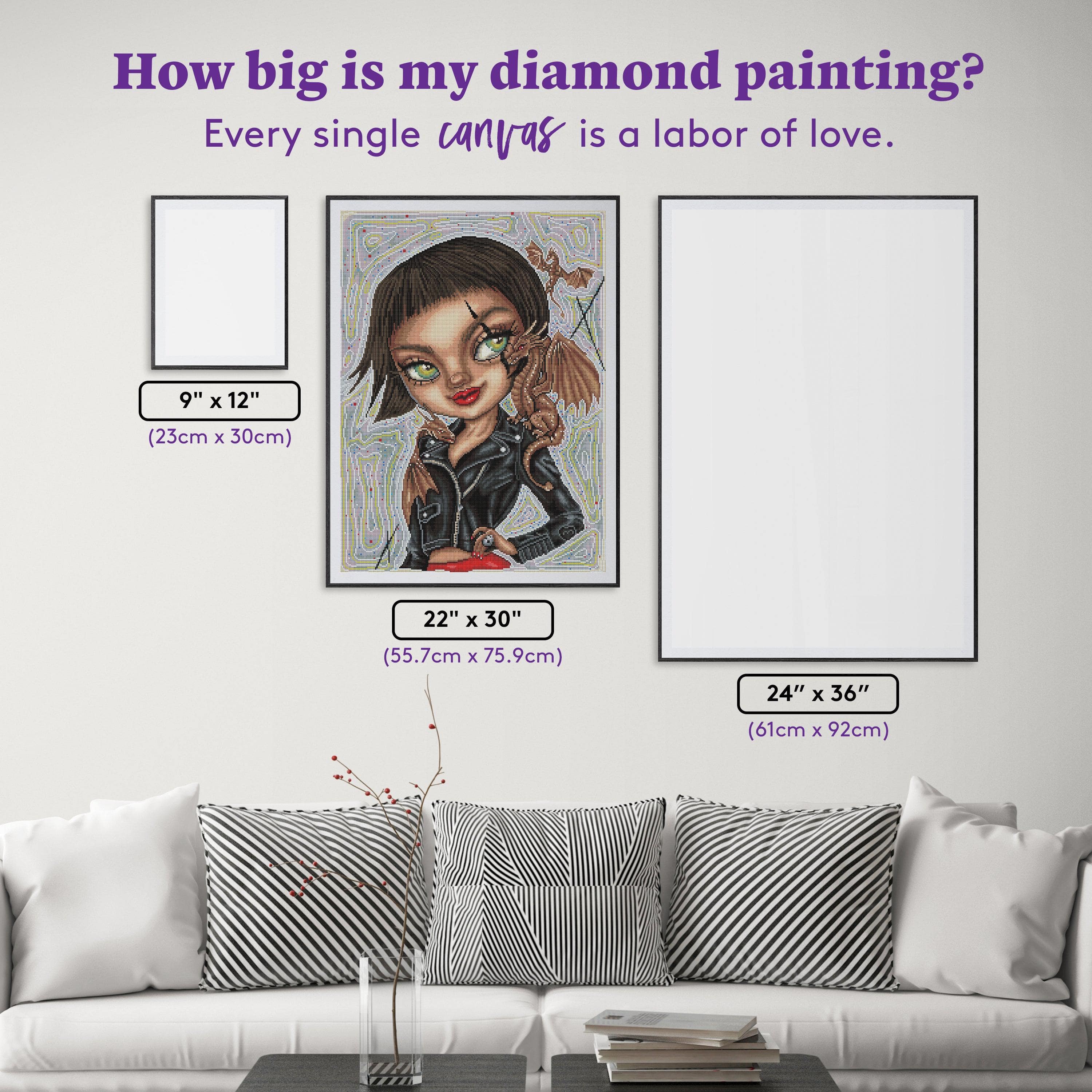 Dragon & Girl Diamond Painting – All Diamond Painting