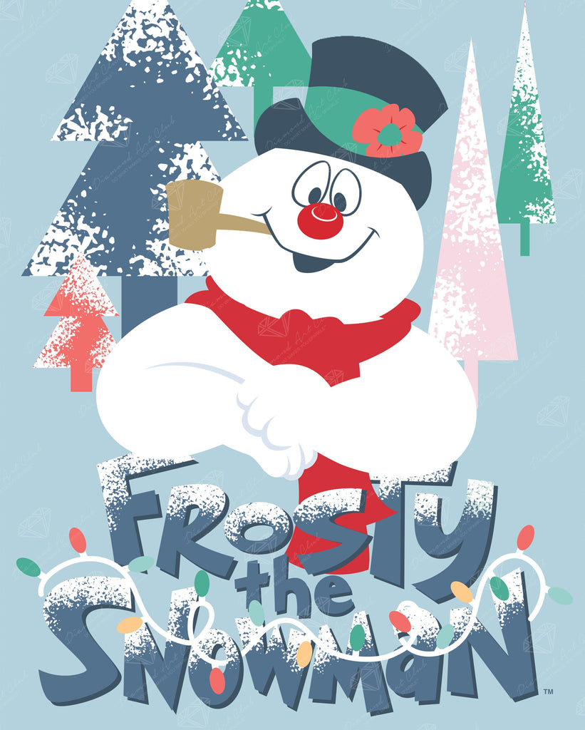 Frosty the Snowman™ — 13 x 16 (32.8cm x 40.9cm) / Round With 12 Colors  Including 1 AB / 17,082