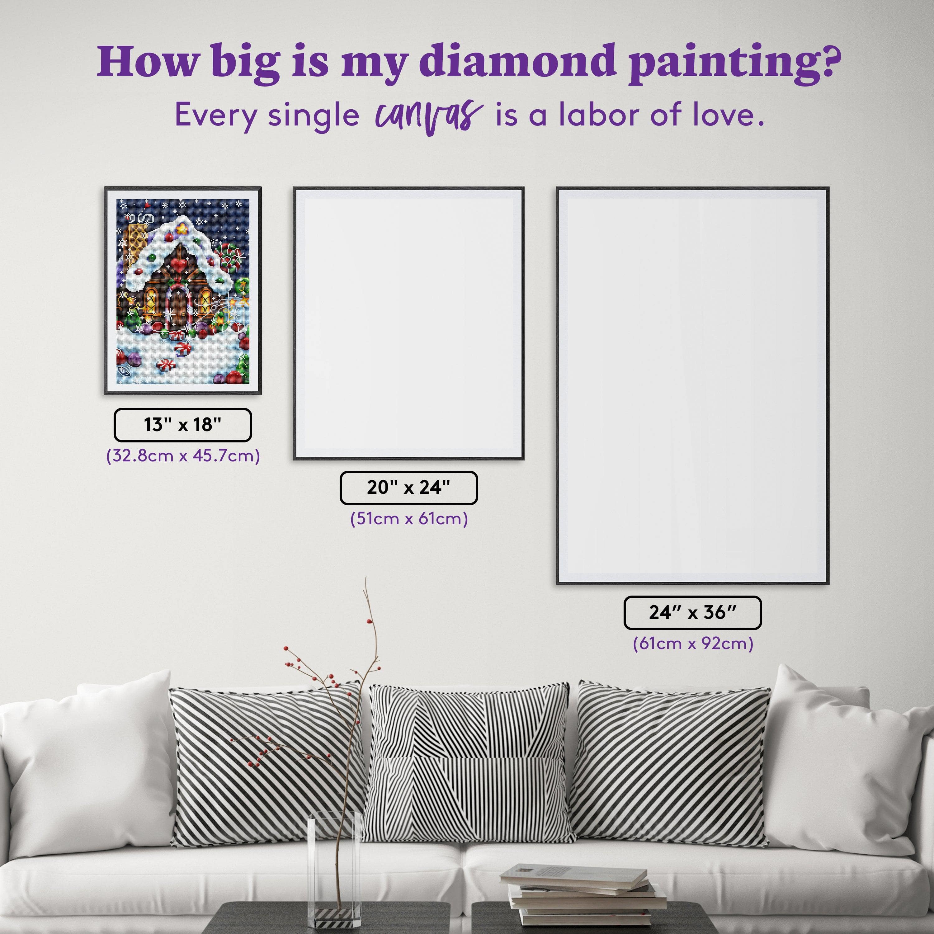 Diamond Painting Table Decor for Home Office Table Decor (Gingerbread –  diamondartgift
