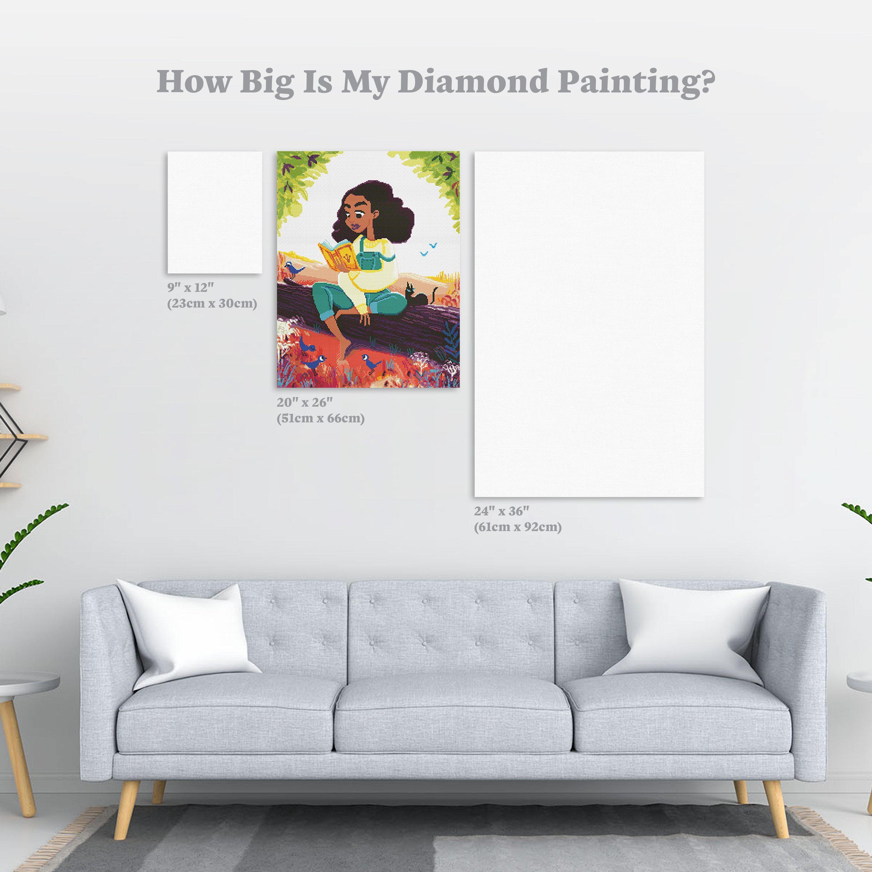 Girl Reading – Diamond Art Club