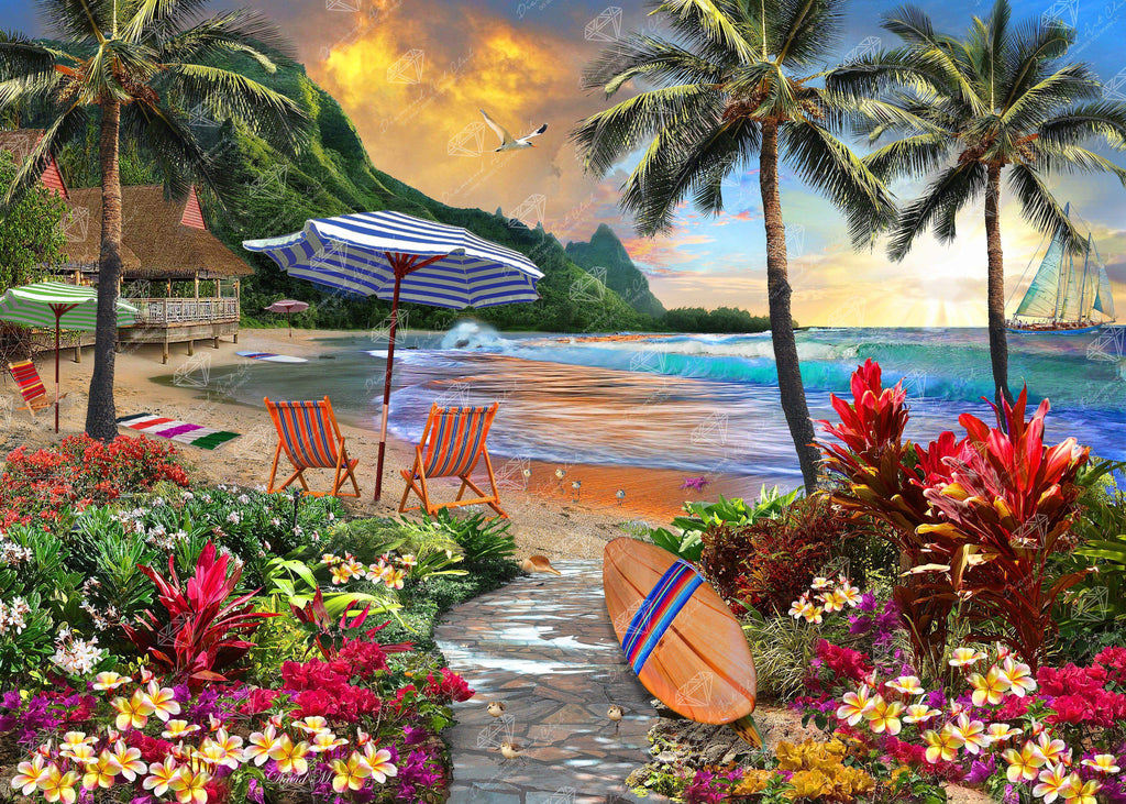 Hawaii Painting Diamond Art Kit by Make Market®