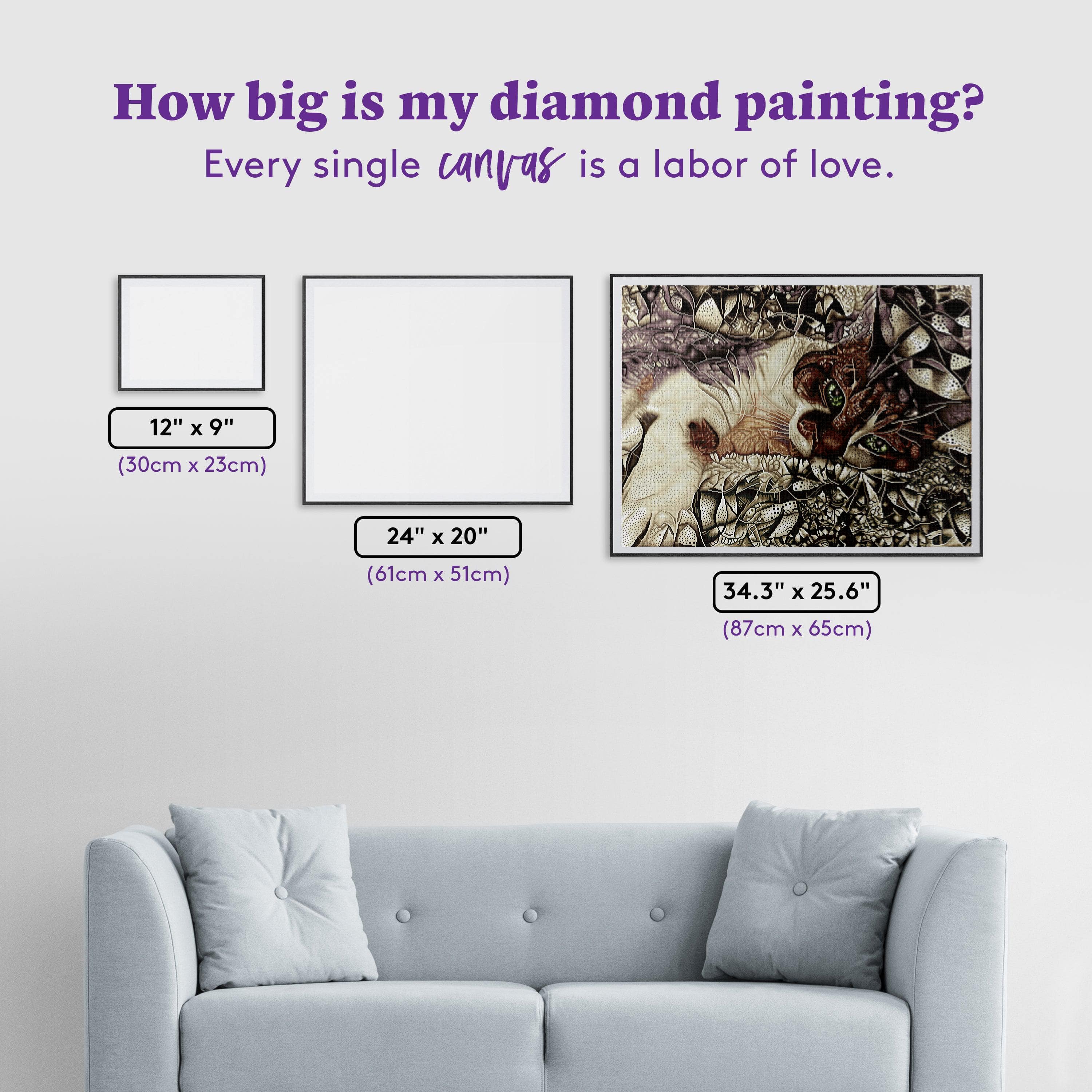 #1 DIY Diamond Art Painting Kit - Jewel The Pretty Kitty | Diamond Painting Kit | Diamond Art Kits for Adults | Diamond Art Club