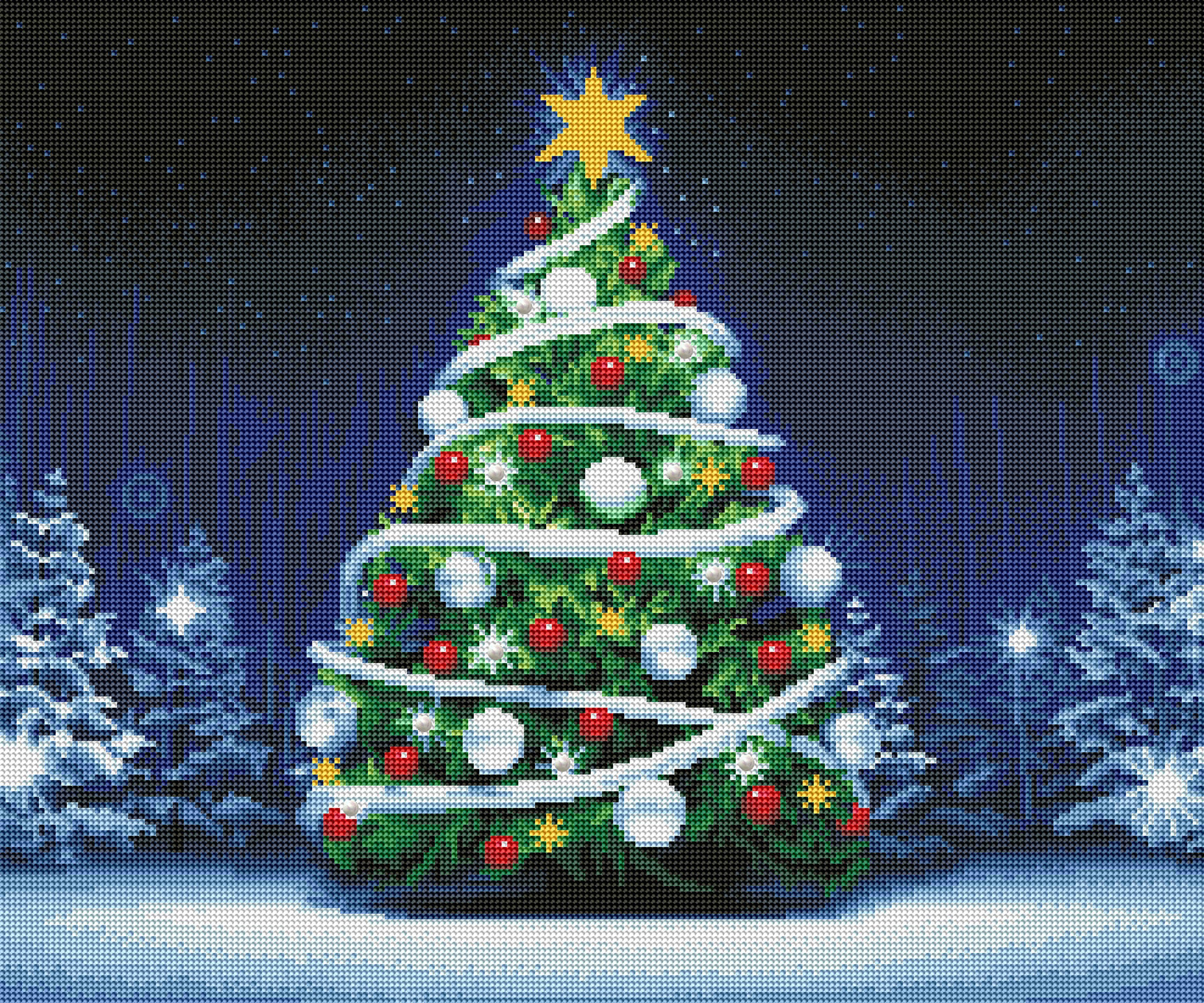 Diamond art club glowing Christmas newest