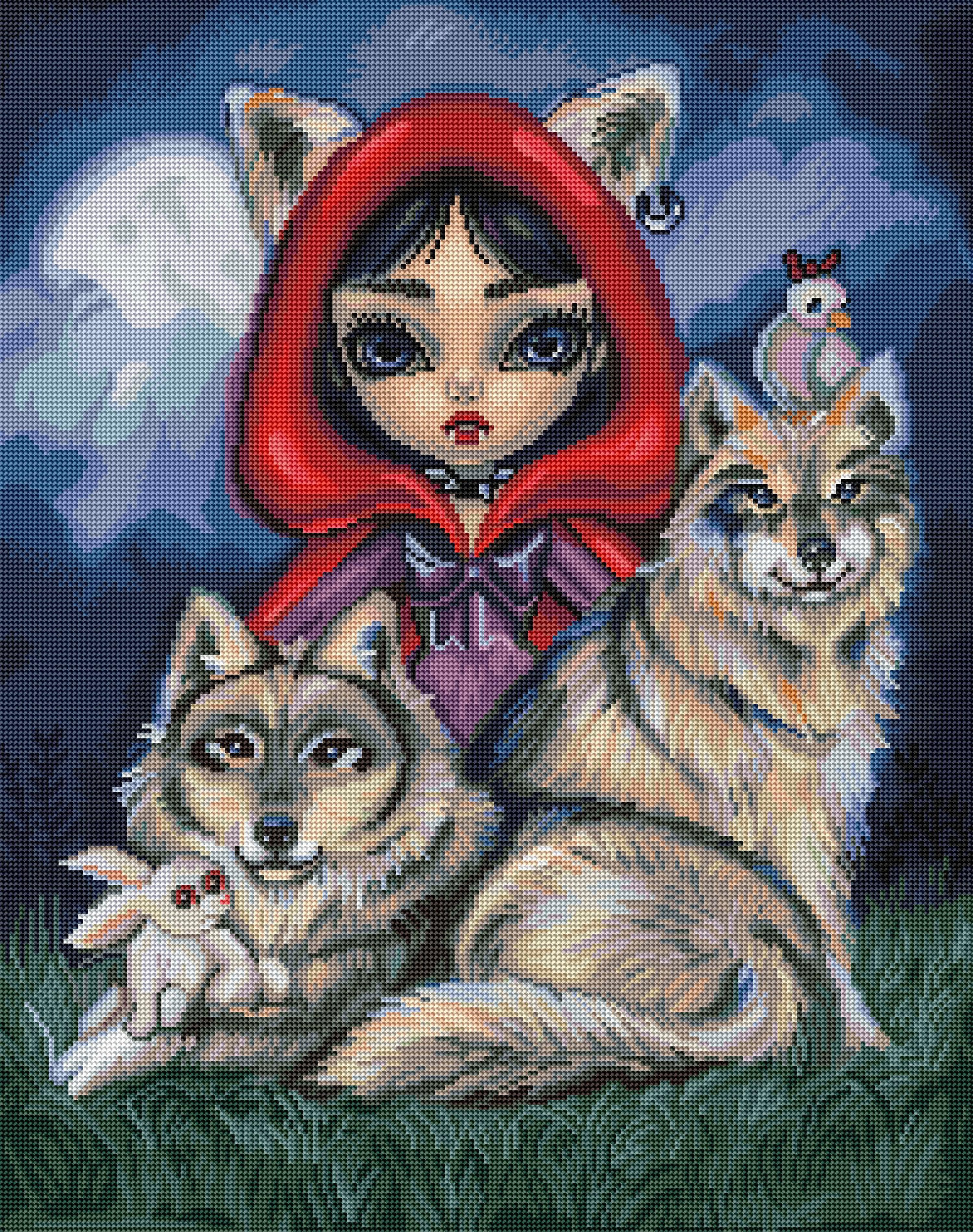 Little Red Riding Hood - Diamond Art Club - Retired sold & Sold Out