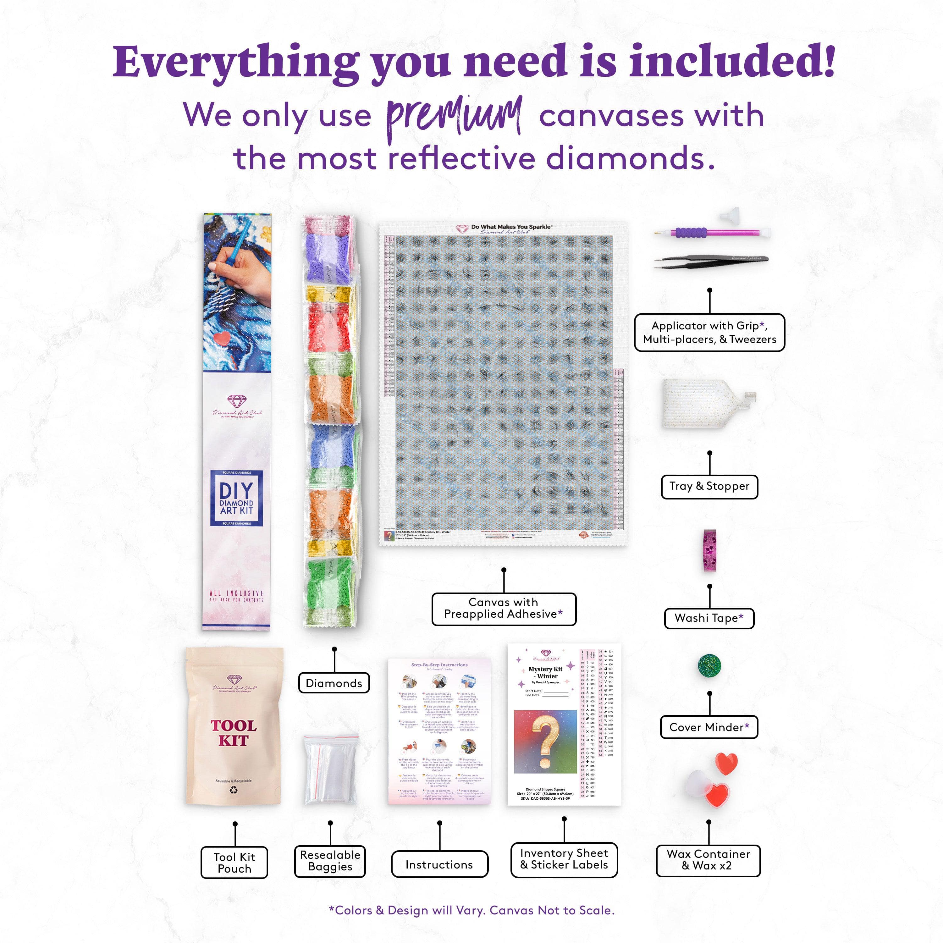 Yomiie 5D Blind Box Diamond Painting Kits for Kids Adult Diamond