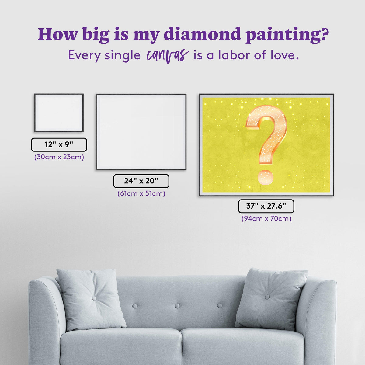 Diamond Painting Mystery Kit - Nature 37" x 27.6" (94cm x 70cm) / Square with 66 Colors including 6 ABs / 103,321