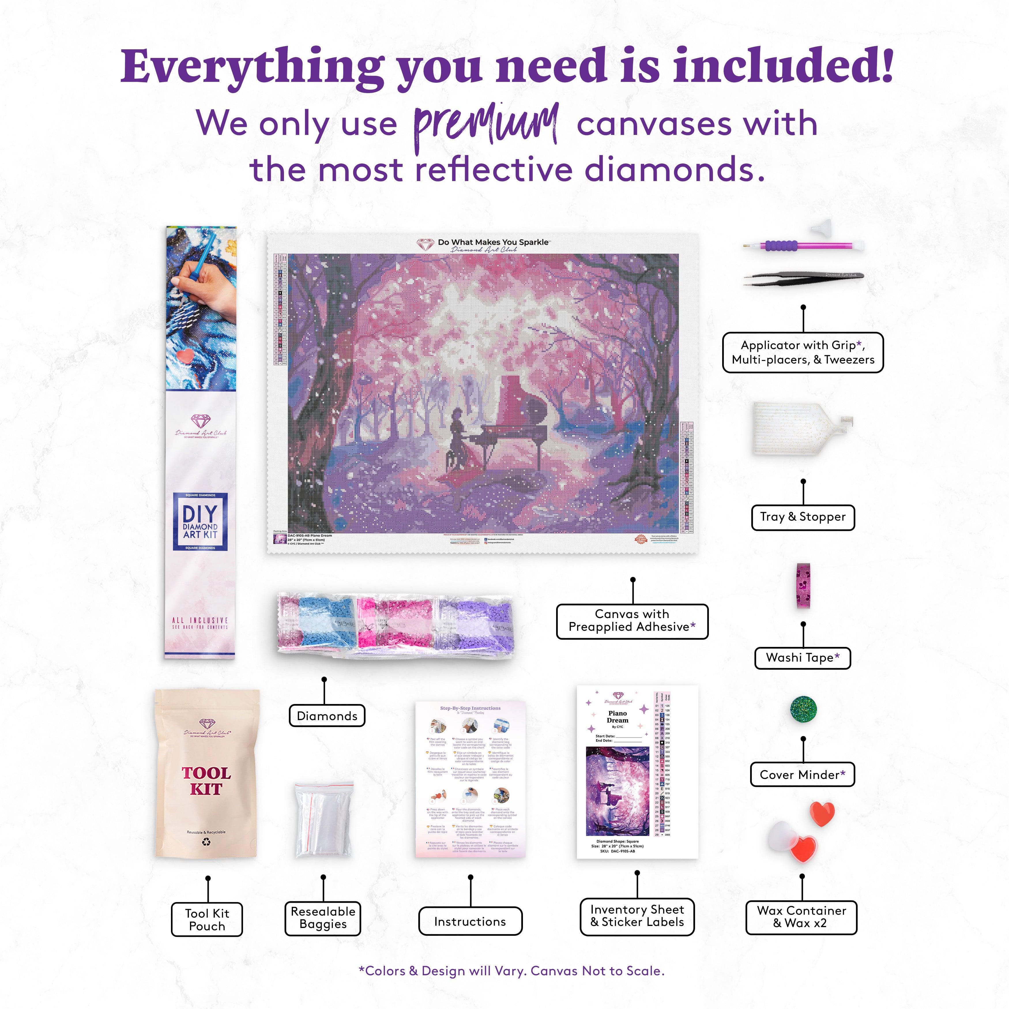Diamond Art: Unboxing Supplies 01 